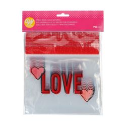 Wilton Treat Bags Valentine Love pk/20