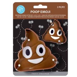 R&M Cookie Cutter Poop Emoji Set/2