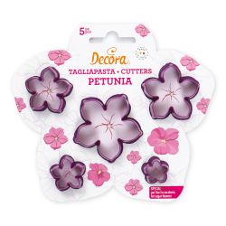 Decora Plastic Flower Cutters Petunia