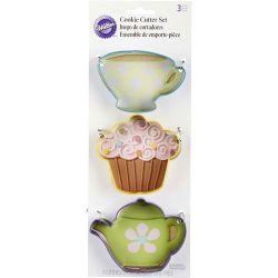 Wilton Tea Party Cookie Cutter Set/3