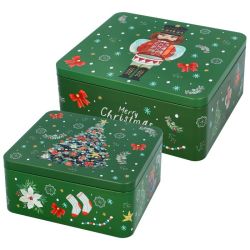 Birkmann Cake Tin Crispy Christmas set/2 L/XL