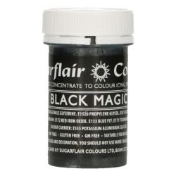 Sugarflair  Paste Colour Black Magic 25gr