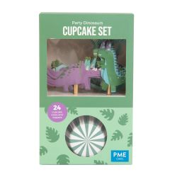 PME Cupcake Set - Party Dinosaurs Set/48