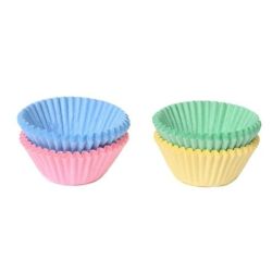 House Of Marie Chocolate Baking Cups Assorti Pastels pk/100