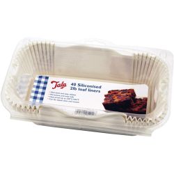 Tala 2lb Siliconised Loaf Liners Pack 40