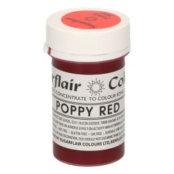 Sugarflair paste colour poppy red