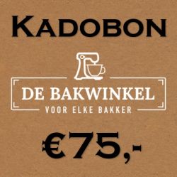 Kadobon  €75,-