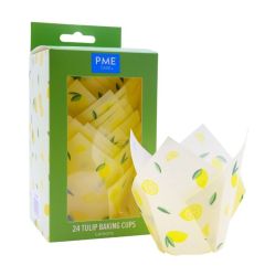 PME Tulip Baking Cups Lemons pk/24