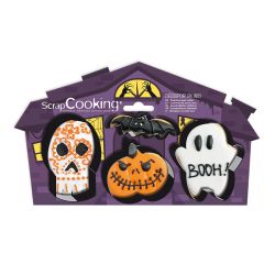 ScrapCooking Cookie Cutters Halloween Set/4