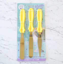 Sweet Stamp Pallette Knives Gold Set/3