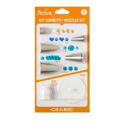 Decora Nozzles Kit Orange Set/7