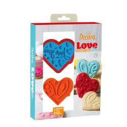 Decora Cookie Cutters Love You Set/3