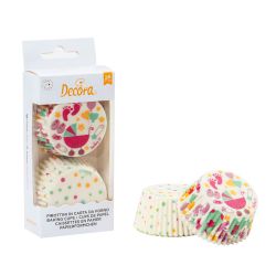 Decora Baking Cups Baby Shower Girl 50/pc