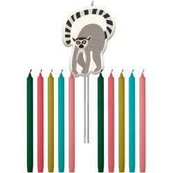 Folat Candle Set Zoo Party pk/11