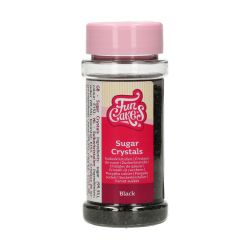 Funcakes Sugar Crystals Black 80gr