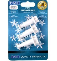 PME Plunger Cutters Mini Snowflake set/3