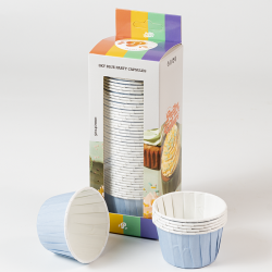 Pastry Colours Baking Cups Sky Blue Pk/50