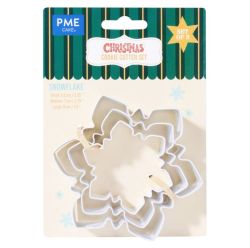 PME Cookie Cutters Christmas Snowflake Set/3