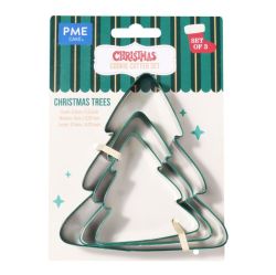 PME Cookie Cutters Christmas Trees Set/3