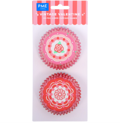 PME Baking Cups Foil Valentines pk/60